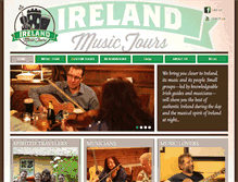 Tablet Screenshot of irelandmusictours.com